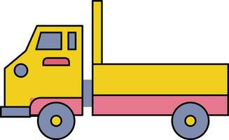 illustration de une coloré camion. vecteur