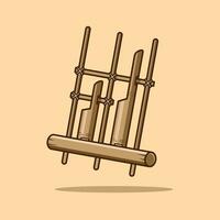 le illustration de angklung vecteur