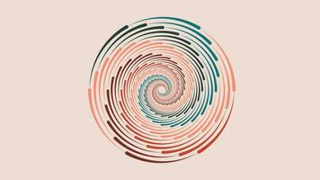abstrait à pois spirale vortex Contexte pour votre Créatif projet. vous pouvez utilisé il comme une bannière ou fête prospectus Contexte. cette pouvez aussi être utilisé comme Les données cycle de information. vecteur
