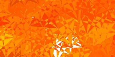 modèle vectoriel orange foncé avec des formes polygonales.