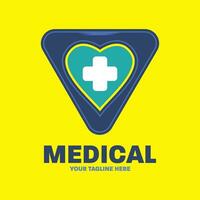 Créatif médical moderne logo conception vecteur