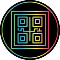 conception d'icône de vecteur de code qr