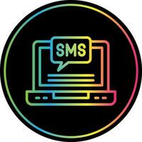 conception d'icône de vecteur sms