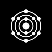 conception d'icône de vecteur de système solaire