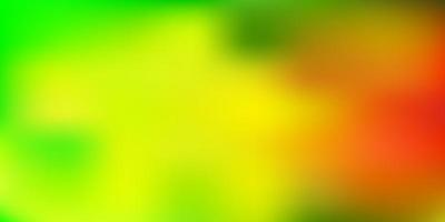 motif de flou vectoriel vert clair et jaune.