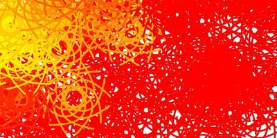 modèle vectoriel rouge et jaune clair avec des formes abstraites.