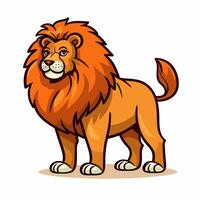 Lion symbole mignonne Lion dessin animé vecteur