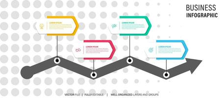 moderne infographie vecteur modèle