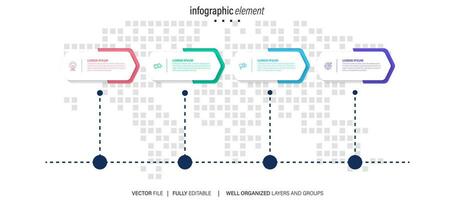 moderne infographie vecteur modèle