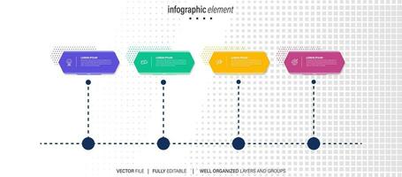 moderne infographie vecteur modèle