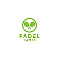 padel Jeux logo conception vecteur