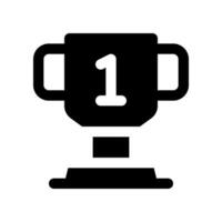 trophée glyphe icône. vecteur icône pour votre site Internet, mobile, présentation, et logo conception.