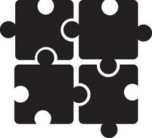 puzzle icône vecteur illustration