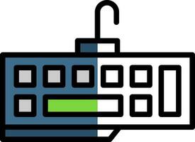 conception d'icône de vecteur de clavier