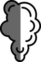 conception d'icône de vecteur de fumée