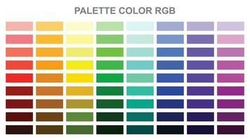 Couleur palette. palette Couleur RVB. abstrait coloré conception. coloré conception vecteur illustration. Couleur collection conception conceptuel.