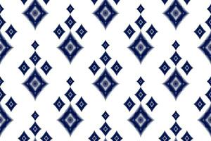 ornement de folklore géométrique ikat. texture de vecteur ethnique tribal. motif rayé sans couture dans un style aztèque. figure broderie tribale. indien, scandinave, gitan, mexicain, motif folklorique.