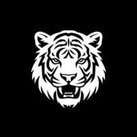 tigre, noir et blanc vecteur illustration