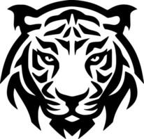 tigre - minimaliste et plat logo - vecteur illustration