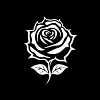 rose, noir et blanc vecteur illustration