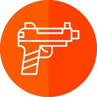 conception d'icône de vecteur d'arme