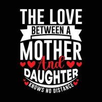 le l'amour entre une mère et fille sait non distance content les mères journée fille cadeau des idées vecteur