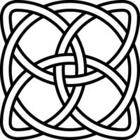 celtique trèfle nœud cercle symbole Irlande symbole infini longévité santé vecteur