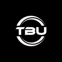 tbu logo conception, inspiration pour une unique identité. moderne élégance et Créatif conception. filigrane votre Succès avec le frappant cette logo. vecteur