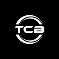 tcb logo conception, inspiration pour une unique identité. moderne élégance et Créatif conception. filigrane votre Succès avec le frappant cette logo. vecteur