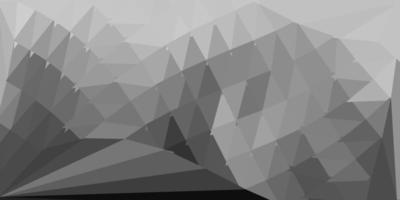 motif polygonal de vecteur gris clair.