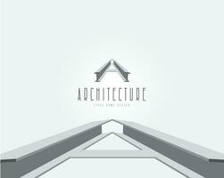 acier architecture logo, acier Accueil conception logo vecteur
