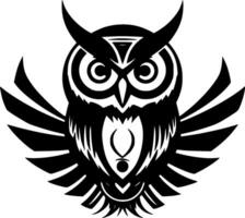 hibou - haute qualité vecteur logo - vecteur illustration idéal pour T-shirt graphique