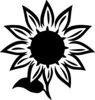 fleur - minimaliste et plat logo - vecteur illustration