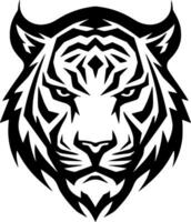 tigre - minimaliste et plat logo - vecteur illustration