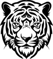 tigre - minimaliste et plat logo - vecteur illustration