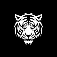 tigre, noir et blanc vecteur illustration