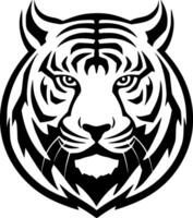 tigre - minimaliste et plat logo - vecteur illustration