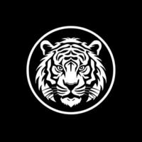 tigre - minimaliste et plat logo - vecteur illustration