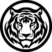 tigre - minimaliste et plat logo - vecteur illustration