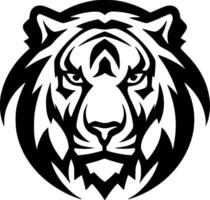 tigre - minimaliste et plat logo - vecteur illustration