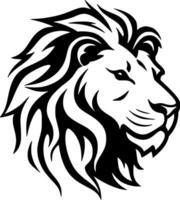 Lion - minimaliste et plat logo - vecteur illustration