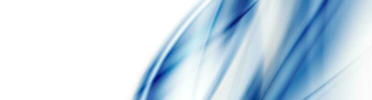 abstrait brillant blanc bleu vagues bannière conception vecteur