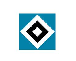 Hamburger sv club symbole logo Football Bundesliga Allemagne abstrait conception vecteur illustration