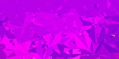 Disposition de polygone dégradé vecteur violet clair, rose.