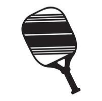 pickleball vecteur et pickleball pagaies signe symbole icône vecteur illustration pickleball logo vecteur