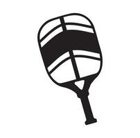 pickleball vecteur et pickleball pagaies signe symbole icône vecteur illustration pickleball logo vecteur