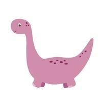 mignonne peu bébé dinosaure. vecteur coloré illustration isolé sur blanc Contexte pour des gamins