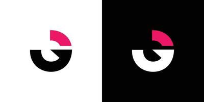 moderne et unique g logo conception vecteur