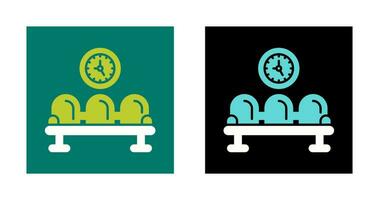 icône de vecteur de salle d'attente