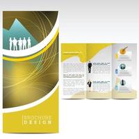 conception de modèle de brochure créative vecteur
